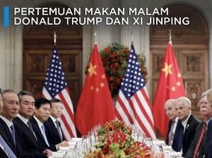 Ketika Donald Trump dan Xi Jinping Makan Malam