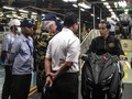 Naik Xmax, Jokowi Rayakan 1,5 Juta Ekspor Motor Yamaha