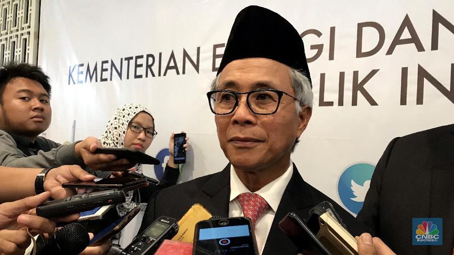 Kepala Satuan Kerja Khusus Pelaksana Kegiatan Usaha Hulu Minyak dan Gas Bumi Dwi Soetjipto. (վ/Anastasia Arvirianty)