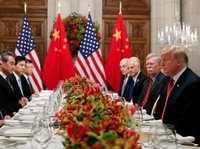 Kemesraan Trump dan Xi Jinping Saat Makan Malam di Sela G20
