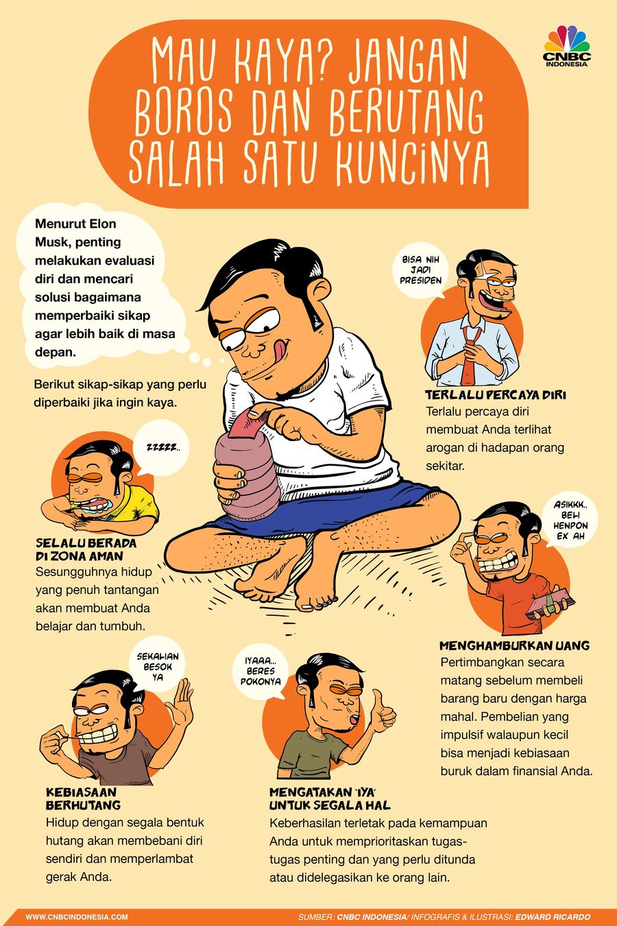 Mau Kaya? Kuncinya Jangan Boros dan Berutang! Siapapun ingin menjadi kaya.