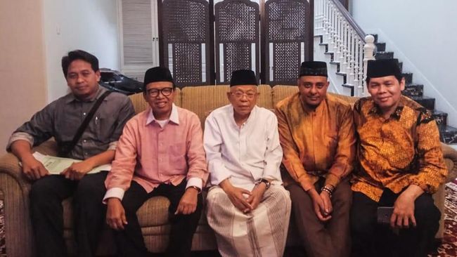Ketua GNPF Ulama Yusuf Martak Temui Ma'ruf Amin