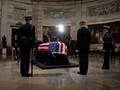 Jasad George HW Bush Mulai Disemayamkan di Gedung Capitol