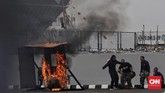 Saat itu, kekuatan Armada masih berupa kapal-kapal kayu dan perahu dengan persenjataan yang sangat sederhana. (CNN Indonesia/Adhi Wicaksono)
