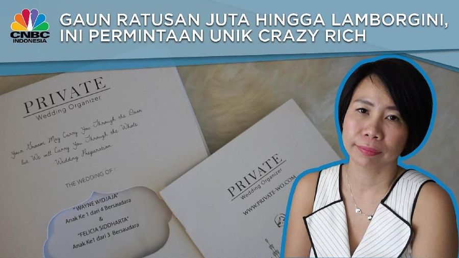 Pernikahan Crazy Rich di Indonesia tak terbayang kepala, ada yang memberi kado batangan emas puluhan kilo, hingga buka gerai stabucks di rumah pribadi