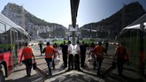 Gibraltar merupakan salah satu wilayah kekuasan Inggris yang berbatasan dengan utara Spanyol dan berbagi perairan dengan Maroko. (REUTERS/Jon Nazca)