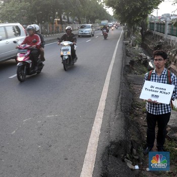 Darurat Trotoar, Koalisi Pejalan Kaki Tamasya di Trotoar