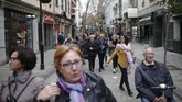Alun-alun Grand Casemates, kawasan paling ramai turis di pusat kota Gibraltar. (REUTERS/Jon Nazca)