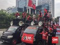 Ratusan Buruh Berunjuk Rasa di Istana, Soroti Pelanggaran HAM