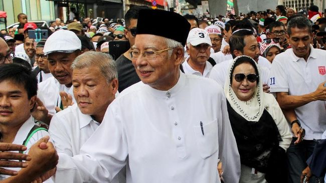 Najib Razak Hadir di Demo 812 Tolak Ratifikasi Konvensi PBB