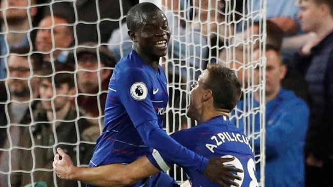 Chelsea Unggul 1-0 atas Man City di Babak Pertama