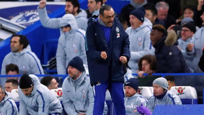 Sarri Akhiri Kutukan Tak Pernah Menang Lawan Pep Guardiola