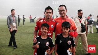 Anies Rayakan Kemenangan Persija di Balai Kota Hari Ini