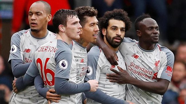Klasemen Liga Inggris: Liverpool Kudeta Manchester City