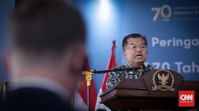 JK Sebut Pemerintah Turut Jadi Korban Pelanggaran HAM