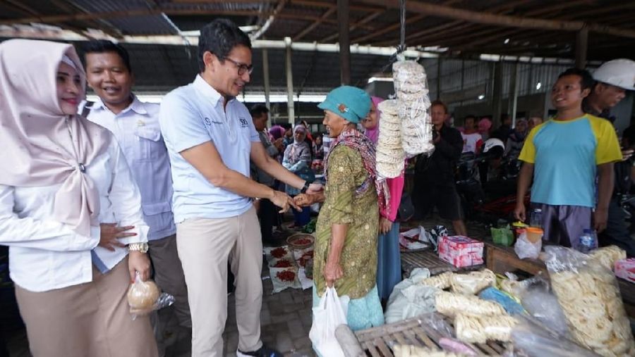 Sandiaga Uno berjanji memberikan keringanan pajak.