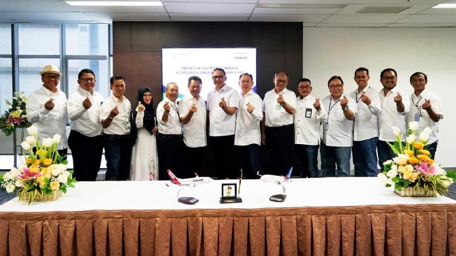 Sriwijaya rombak jajaran direksi dan komisaris.