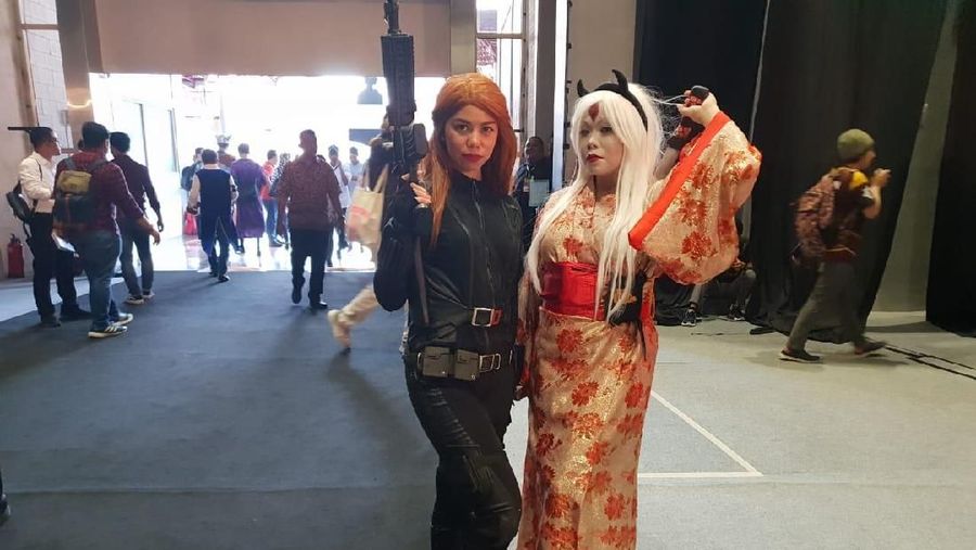 Kali ini, Spirit of Millennials meramaikan pesta kostum bertema game, superhero, atau anime.