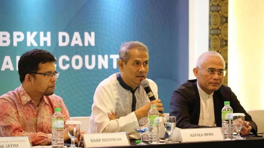Kepala Badan Pengelola Keuangan Haji (BPKH) Anggito Abimanyu menyampaikan dana yang dikelola BPKH tahun ini mencapai Rp110 triliun.