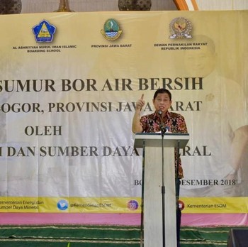 Ribuan Santri di Bogor Kini Bisa Nikmati Air Bersih