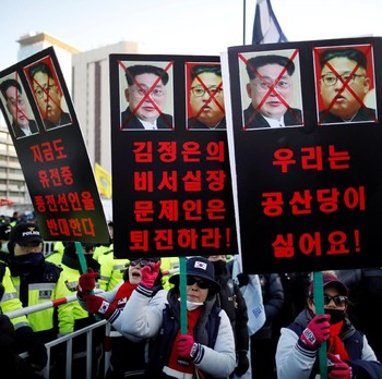 Warga Korsel Tolak Rencana Kunjungan Kim Jong Un