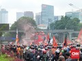 Puluhan Ribu Pendukung Persija Penuhi Jalan Jenderal Sudirman