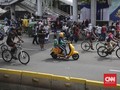 Sepeda Listrik Migo Bebas Berkeliaran di Car Free Day Jakarta
