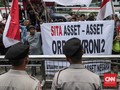 Sekelompok Massa Geruduk Gedung Granadi Tuntut Penyitaan