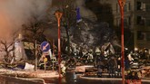 Konon kabarnya penduduk di sekitar tempat kejadian mencium bau gas menyengat selepas kejadian itu. (Photo by JIJI PRESS / JIJI PRESS / AFP)