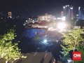 Jalan Gubeng Amblas, Listrik Padam Akibat Tiang Roboh