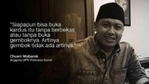 Anggota BPN Prabowo-Sandi Chusni Mubarok.