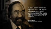 Ketua Umum Partai NasDem Surya Paloh.