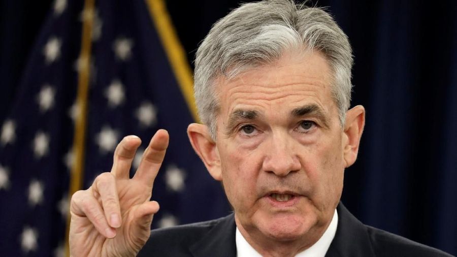 Federal Reserve Board Chairman Jerome Powell leaves after his news conference after a Federal Open Market Committee meeting in Washington, U.S., December 19, 2018. REUTERS/Yuri Gripas