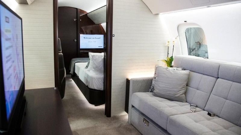 Pesawat ini dibangun demi memenuhi permintaan para crazy rich yang menginginkan jet dengan fitur bergaya hotel.