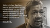 Celoteh Pemilu Riuh Kontroversi Prabowo soal Indonesia Punah