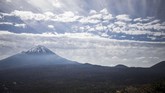 Sejarah panjang Hutan Aokigahara berawal dari pertengahan abad kesembilan, ketika Gunung Fuji meletus dan lava menutupi daerah-daerah luas yang telah berubah menjadi hutan seluas 30 kilometer persegi. Penduduk setempat telah lama memuja hutan dan sekitarnya sebagai tempat suci yang konon menjadi tempat tinggal seekor naga.