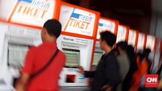 Tiket Kereta H-2 Lebaran dari Pasar Senen Habis Terjual