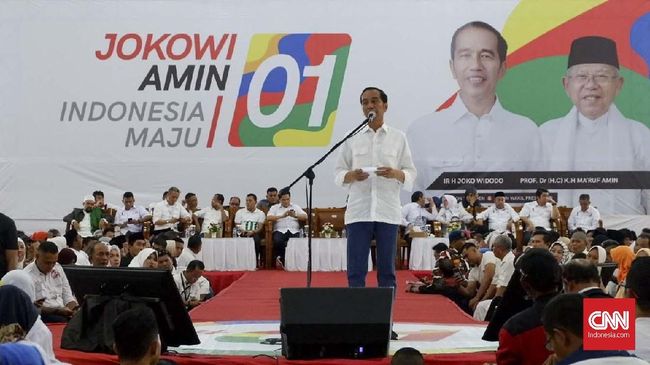 Jokowi Targetkan Lebih dari 70 Persen Suara di Sulsel