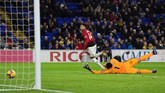 Jess Lingard sukses mencetak dua gol sekaligus memastikan kemenangan Manchester United 5-1 atas Cardiff City. (REUTERS/Rebecca)