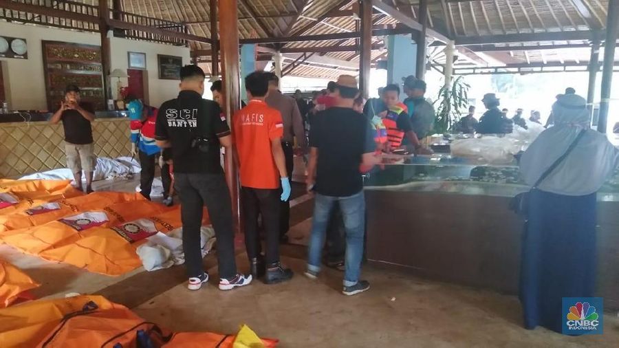Tsunami yang menerjang pesisir Pandeglang dan Lampung tersebut juga menyebabkan korban jiwa dan kerugian fisik
