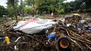 Pemprov Banten Evakuasi Korban Tsunami di Tanjung Lesung