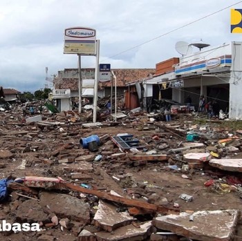 Seperti Banten, Lampung Juga Hancur Lebur Diterjang Tsunami