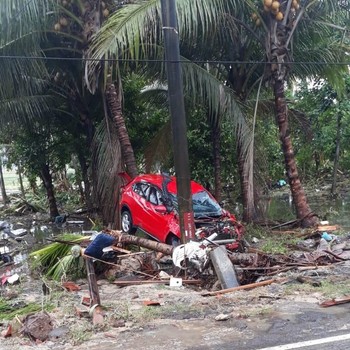 Saat Banten Luluh Lantak Usai Diterjang Tsunami