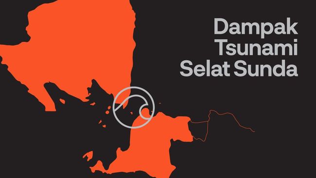 Infografis Dampak Tsunami Selat Sunda Di Banten Dan Lampung Mana Gini 