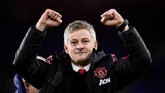 Ole Gunnar Solskjaer menjadi pelatih pertama yang sukses membawa MU mencetak lima gol sejak terakhir kali dilakukan Sir Alex Ferguson pada lima tahun silam. (REUTERS/Rebecca Naden)