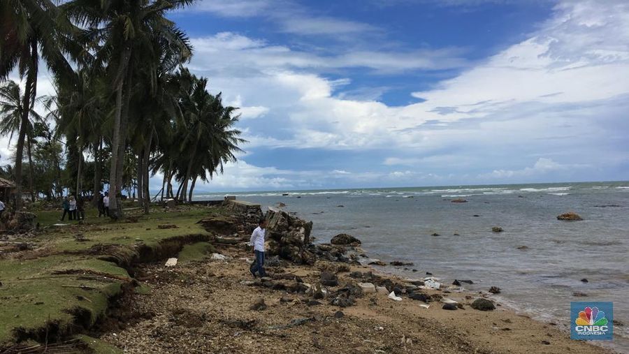 Tsunami Selat Sunda (CNBC Indonesia/Rivi Satrianegara)