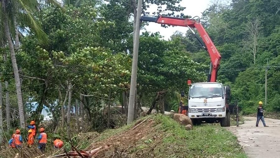 PLN memastikan kondisi kelistrikan di lokasi bencana mulai pulih 95%