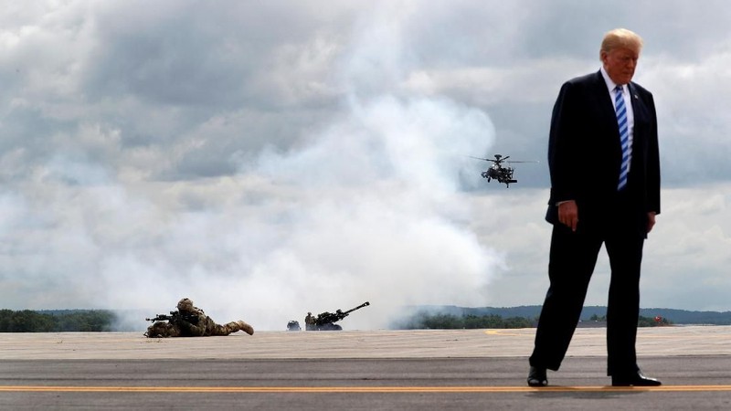 Presiden Donald Trump menghadapi beragam pertempuran sepanjang tahun 2018.