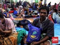 Kedatangan Jokowi dan Gembira Sesaat Korban Tsunami Banten