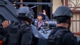 Sejumlah narapidana kasus terorisme mengamuk dan menyandera petugas di Rumah Tahanan Markas Komando Brimob Kelapa Dua Depok, Jawa Barat, 10 Mei 2018. (ANTARA FOTO/Humas Mabes Polri/RN/foc/18)